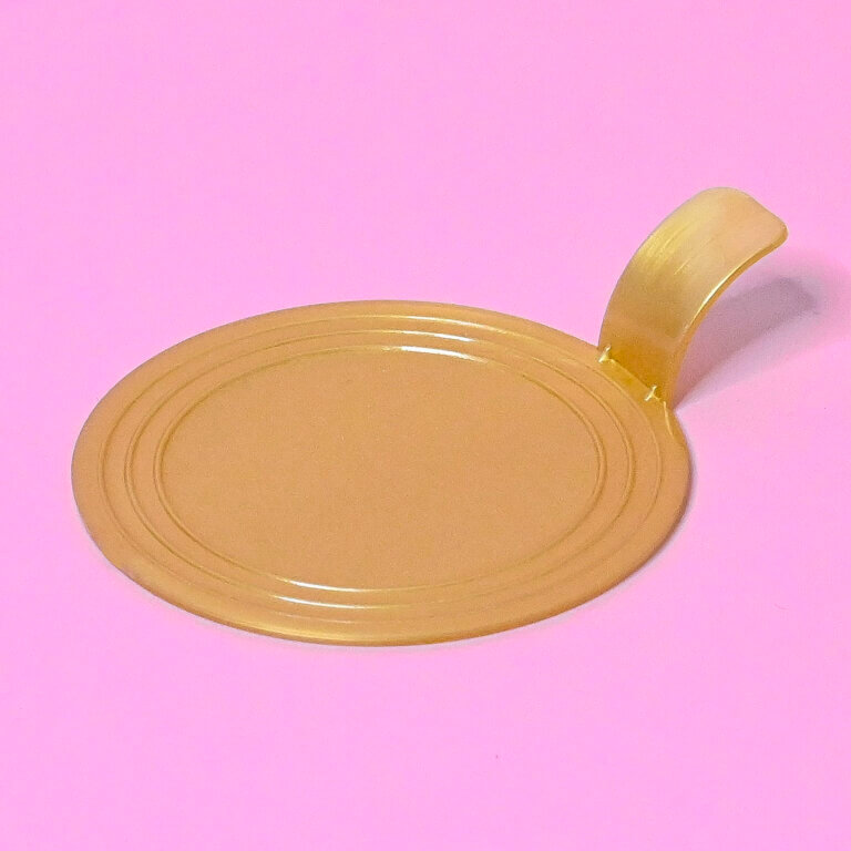 Mini podnos zlatý plastový