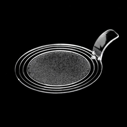 Mini podnos transparentný plastový