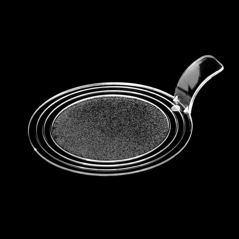 Mini podnos transparentný plastový