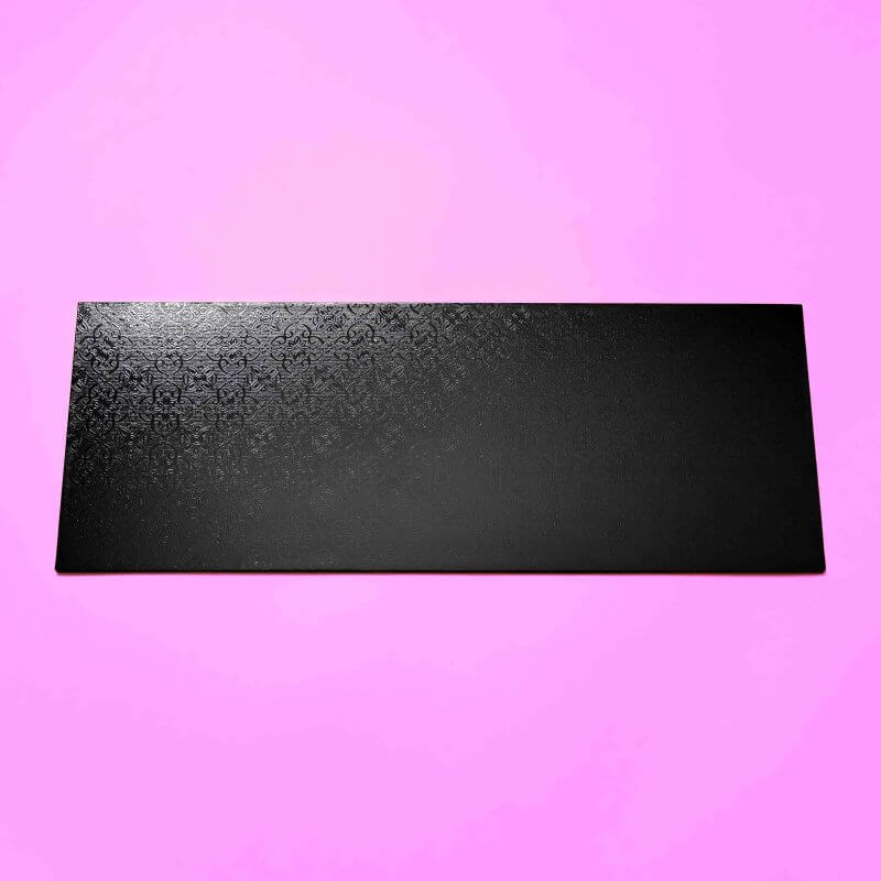 Podnos na koláče - čierny - 40x15 cm