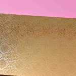Podnos na koláče - zlatý - 40x15 cm